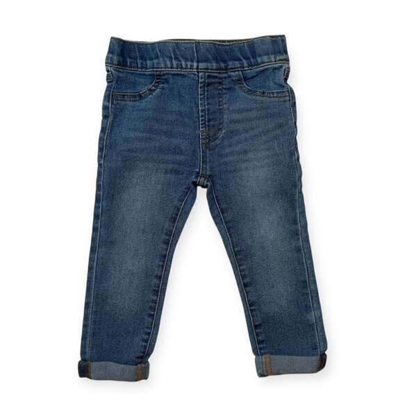 Seven For All Mankind Toddler Girl Skinny Jeans Size 2T Stretch - Picture 1 of 7